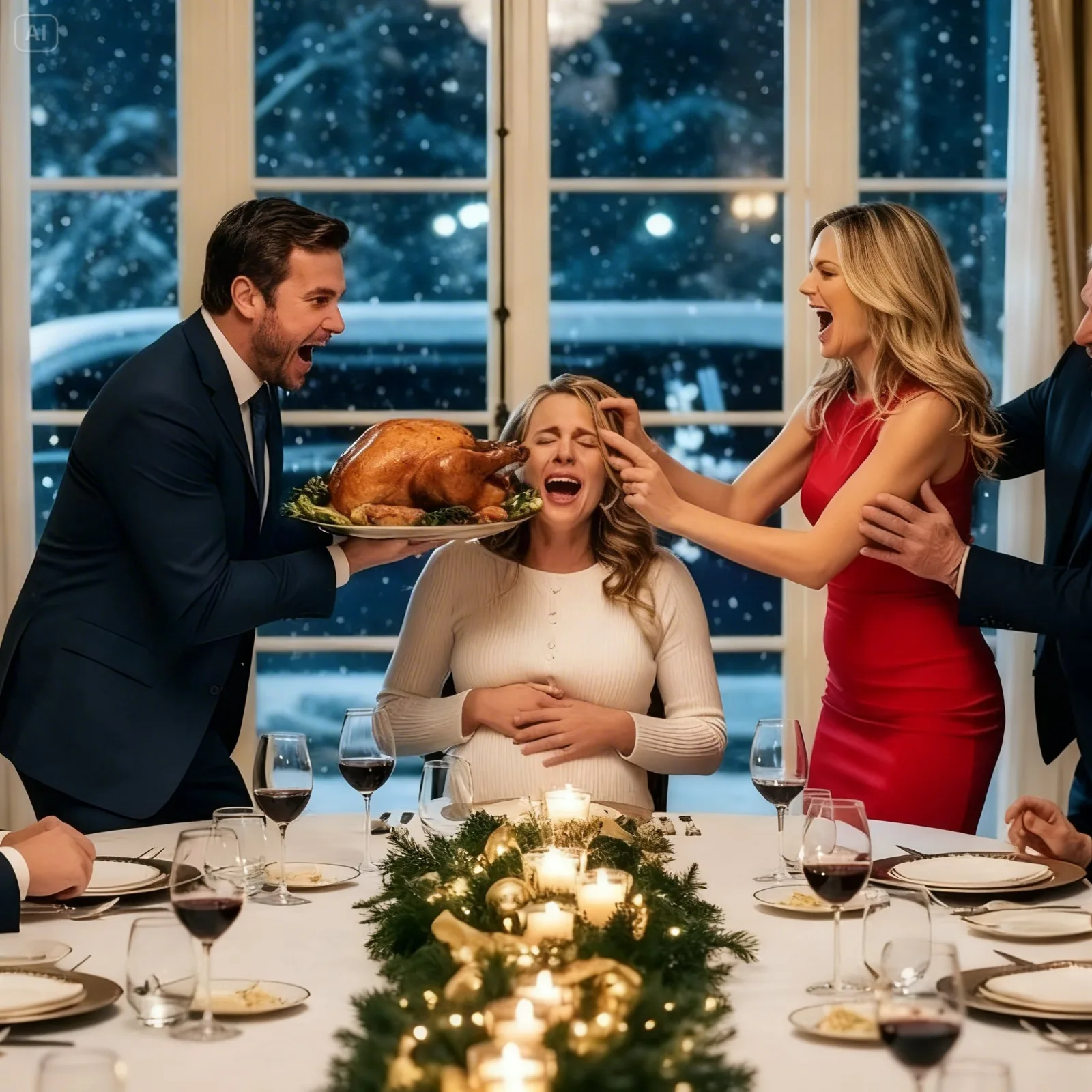 They Mocked Her at Christmas Like She Had Nowhere Left to Go – Then the Father They Kept Excluding Walked In With Their Ruin