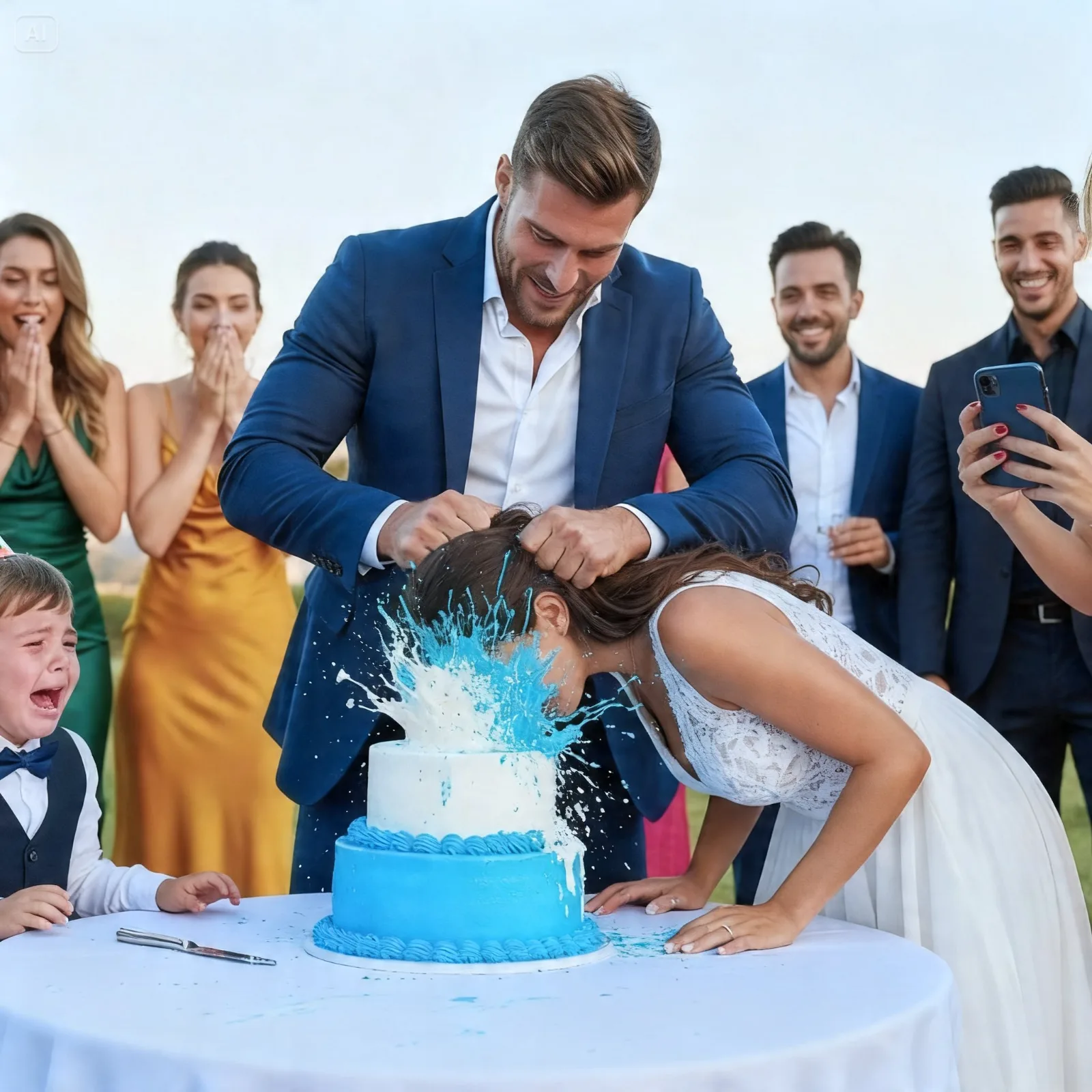 HE SMEARED HER FACE INTO THEIR SON’S BIRTHDAY CAKE—HE HAD NO IDEA HE’D JUST HUMILIATED A TRILLIONAIRE’S DAUGHTER IN PUBLIC