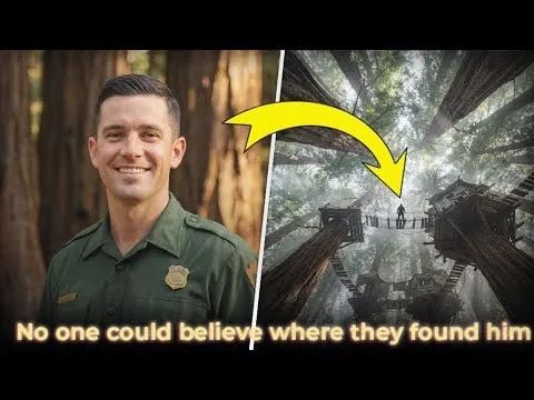 THEY FOUND THE MISSING RANGER 200 FEET UP IN THE REDWOODS