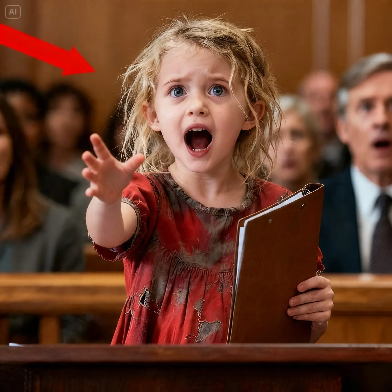 A 9-YEAR-OLD GIRL STOOD UP IN COURT AND SHOUTED “HE’S NOT GUILTY” — AND SECONDS LATER, THE CEO’S SECRET FAMILY WAS EXPOSED