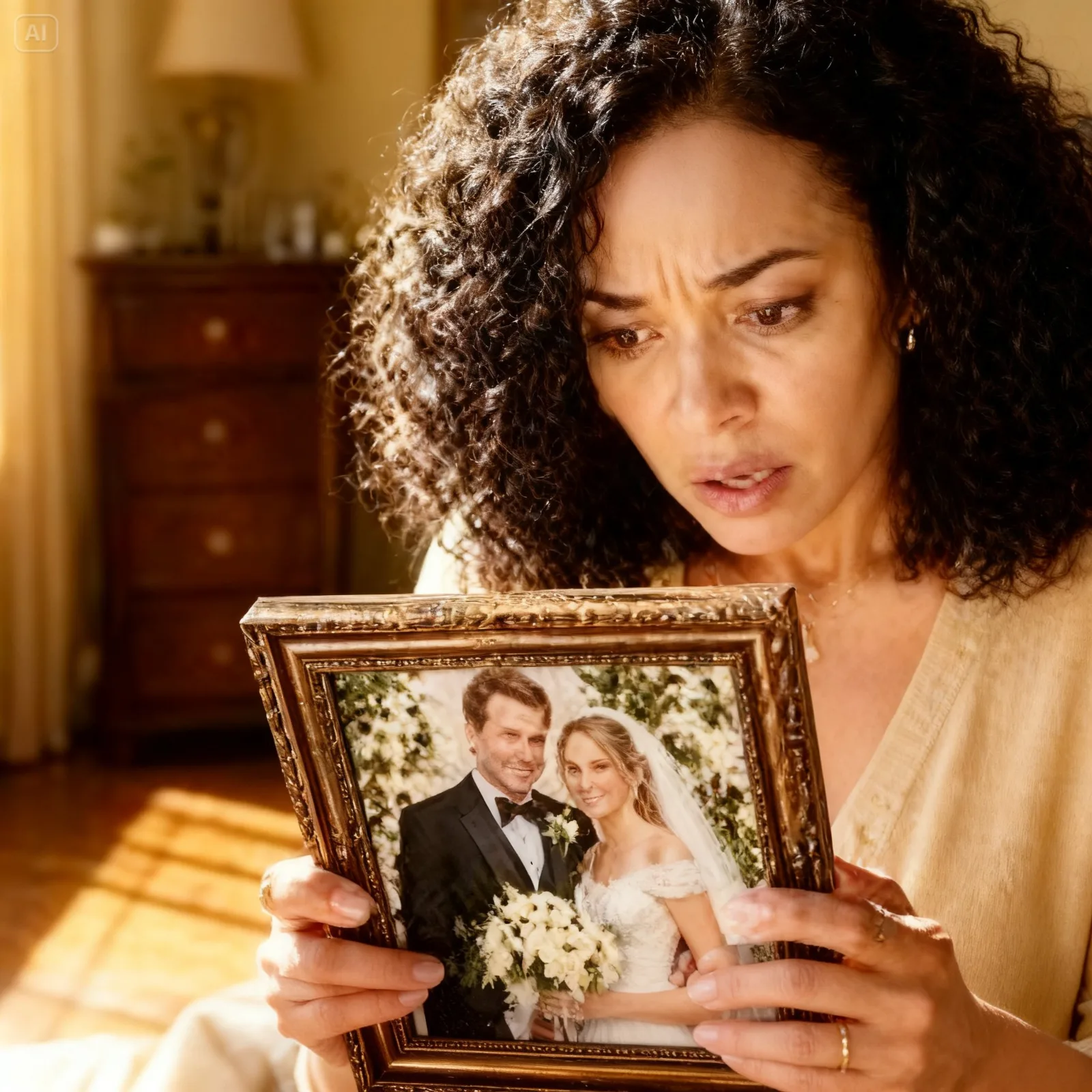 SHE FOUND A HIDDEN WEDDING PHOTO UNDER HER BEST FRIEND’S BED—AND THE GROOM WAS HER HUSBAND