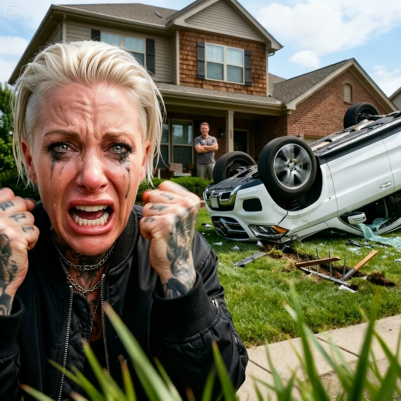 SHE DROVE ACROSS HIS LAWN FOR 6 WEEKS—SO HE BURIED SOMETHING SHE NEVER SAW COMING