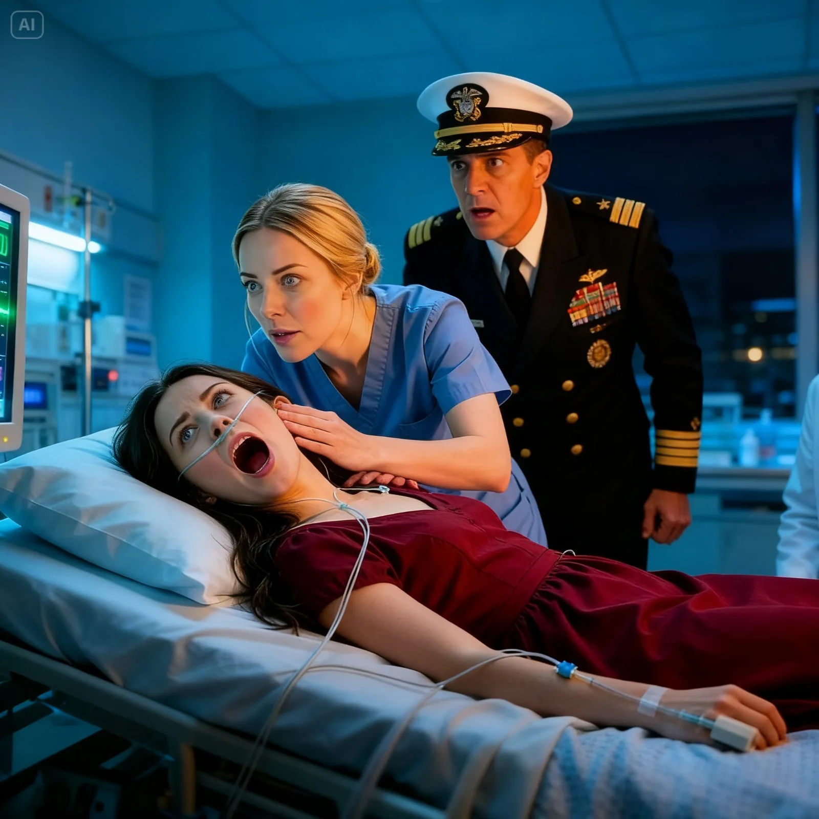 THE SEAL ADMIRAL WAS TOLD HIS DAUGHTER WAS BRAIN-DEAD—THEN A ROOKIE NURSE TOUCHED ONE MILITARY PRESSURE POINT