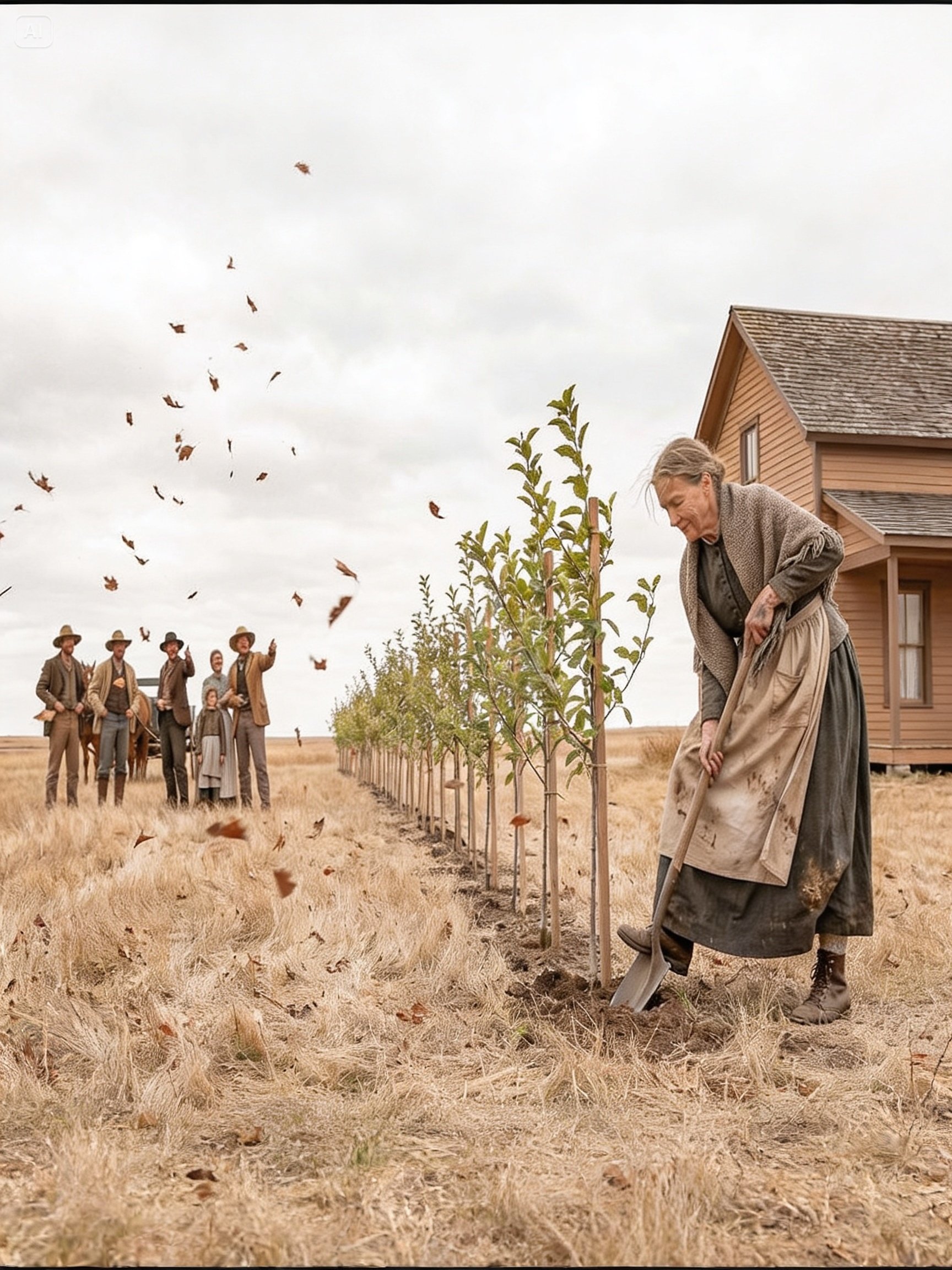 A Widow Planted Trees Around Her House — Months Later, They Became Her Only Protection