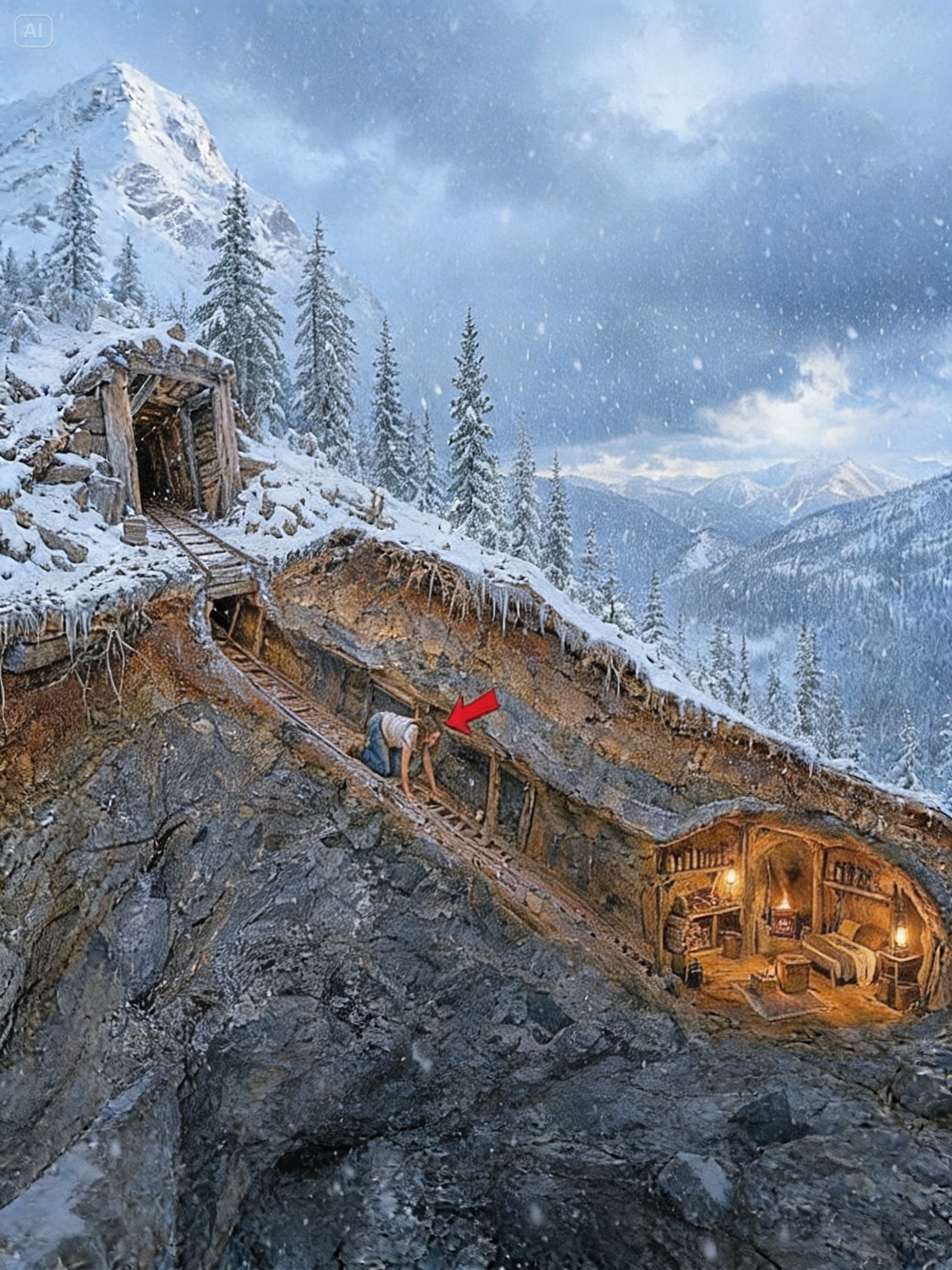 She Crawled Into the Old Mine Shaft Just Before the Storm — 60 Feet In, the Rock Was Still Warm