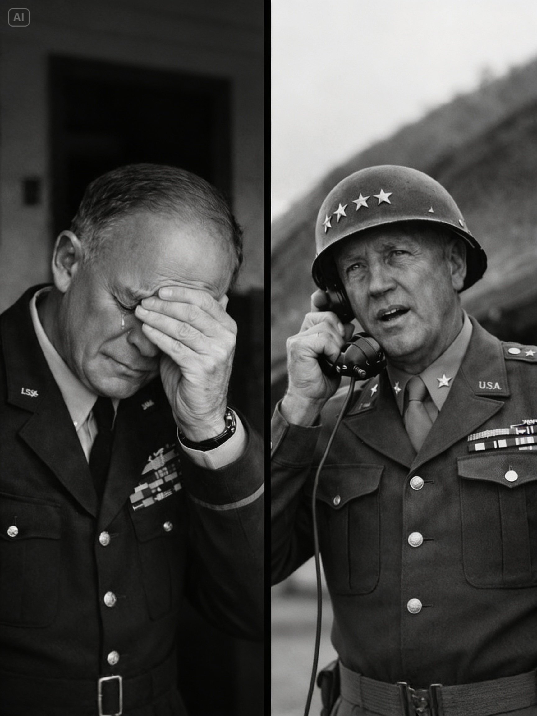 The Phone Call That Made Eisenhower CRY – Patton’s 4 Words That Changed Everything
