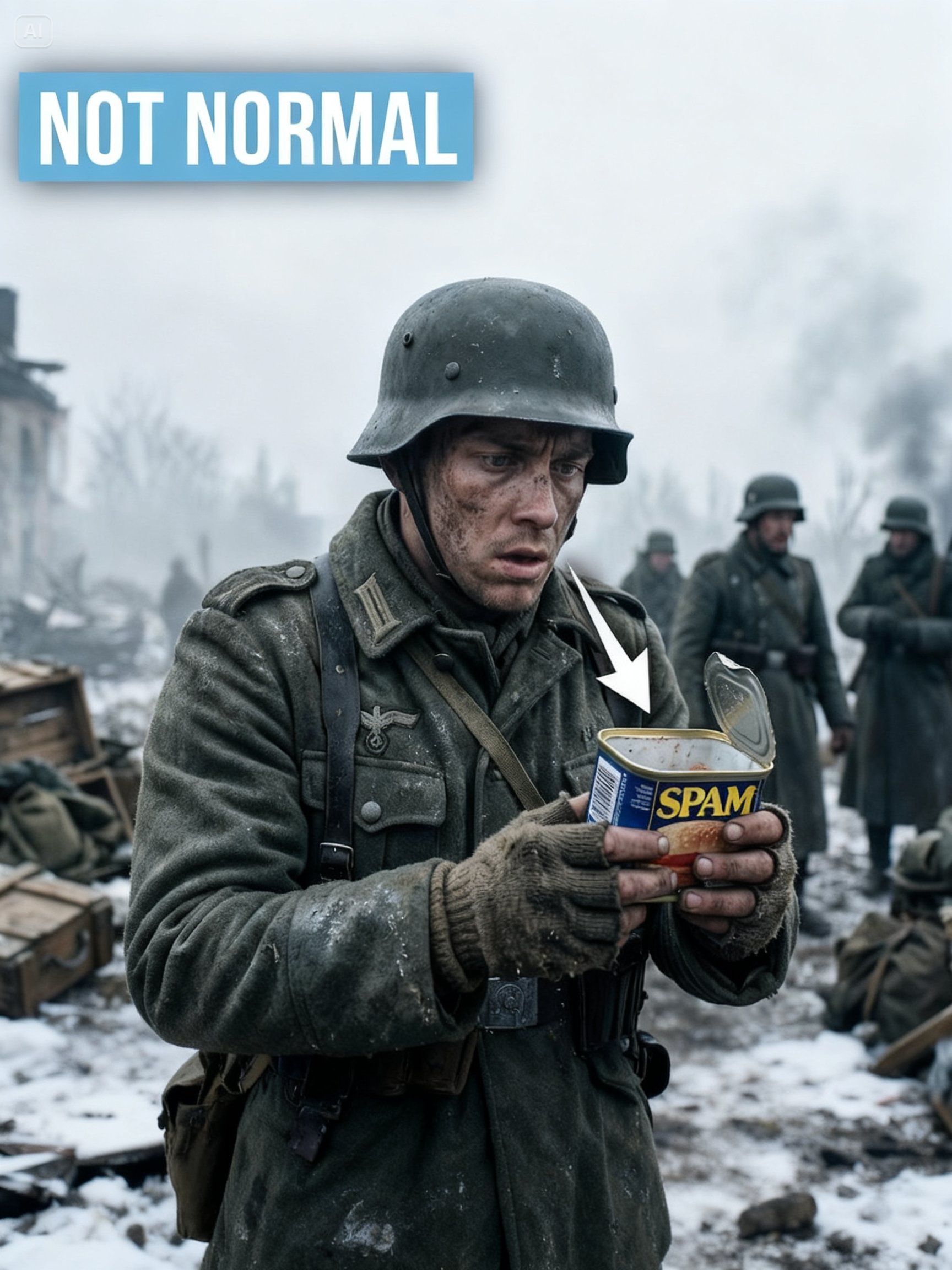 German Soldiers Found American SPAM — And Realized This Wasn’t a Normal Army