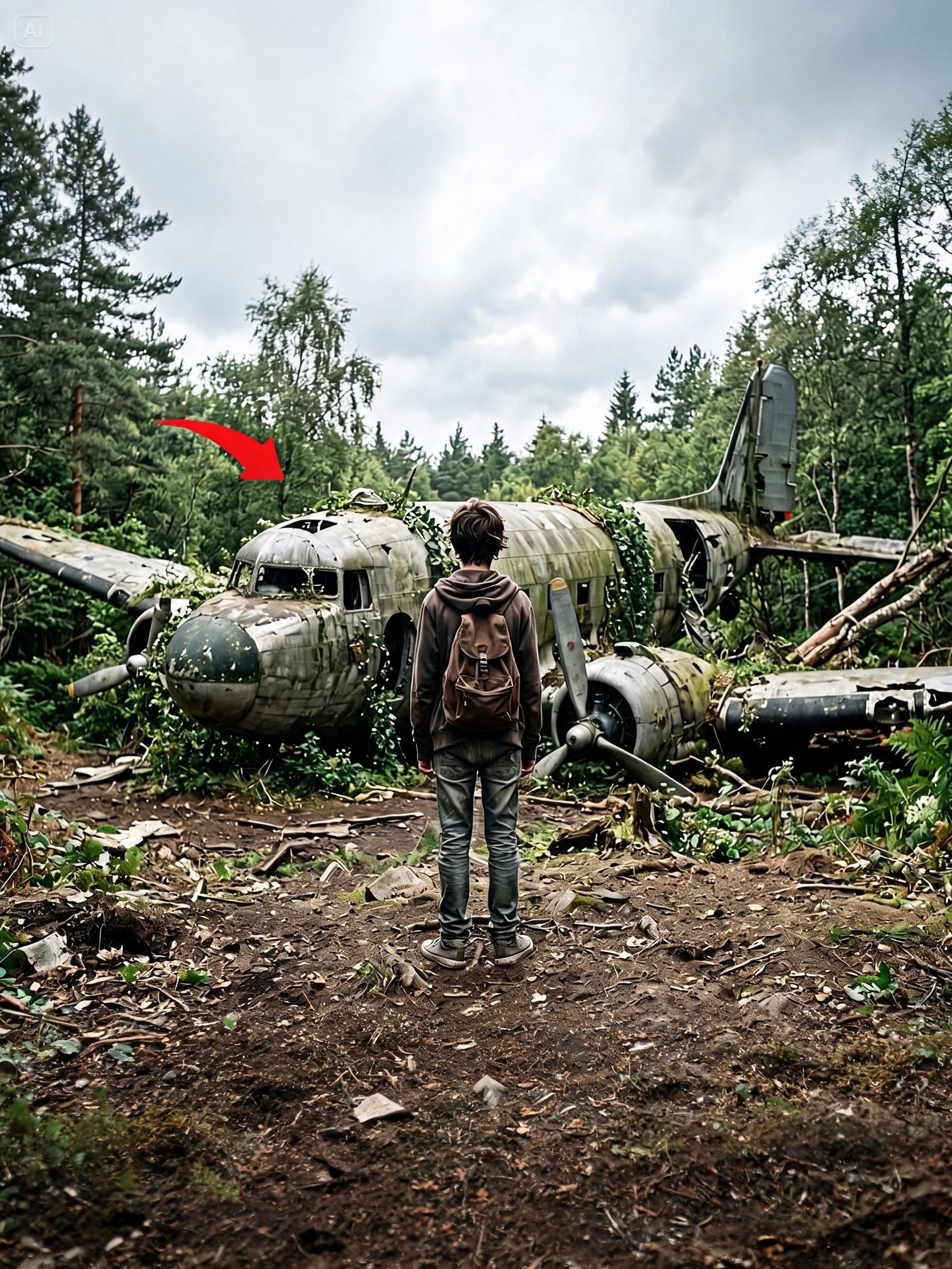 Homeless at 13, He Discovered an Abandoned Plane in the Woods — What He Built Inside Shocked Everyon