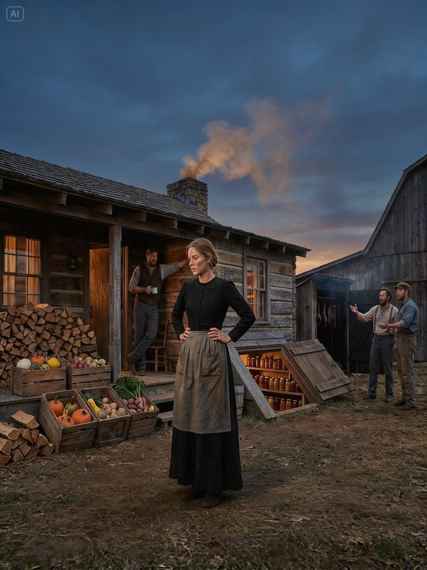 A Widow Arrived at the Ranch With Nothing — By Winter She’d Kept Everyone Alive