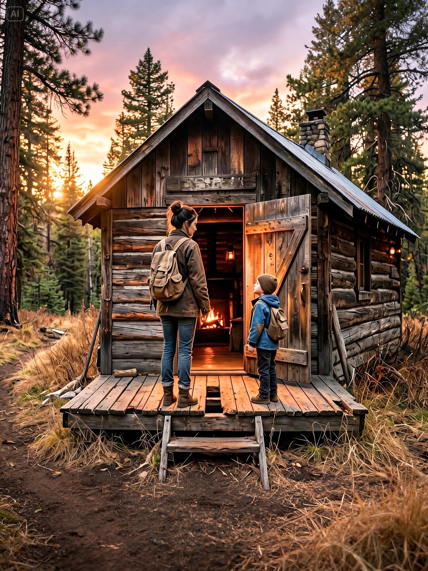 Homeless Mom Inherited a Cabin Locked for 60 Years — What She Found Inside Shocked Everyone