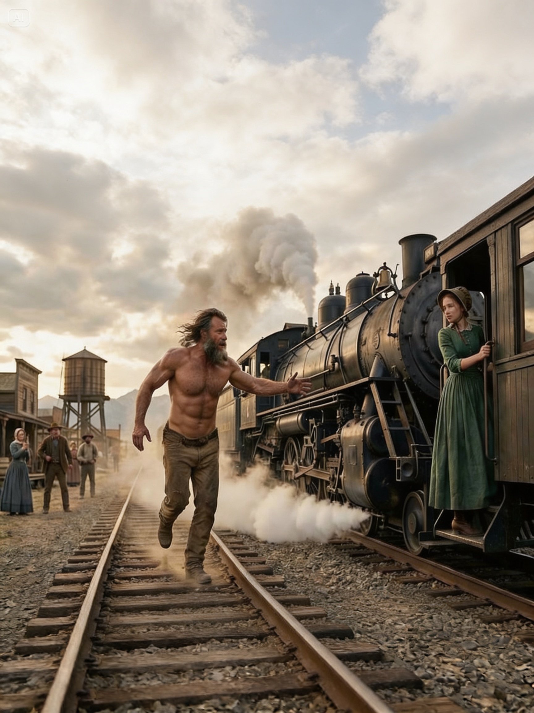 “Please Don’t Step off That Train,” The Mountain Man Begged — “Just Give Me a Single Chance.