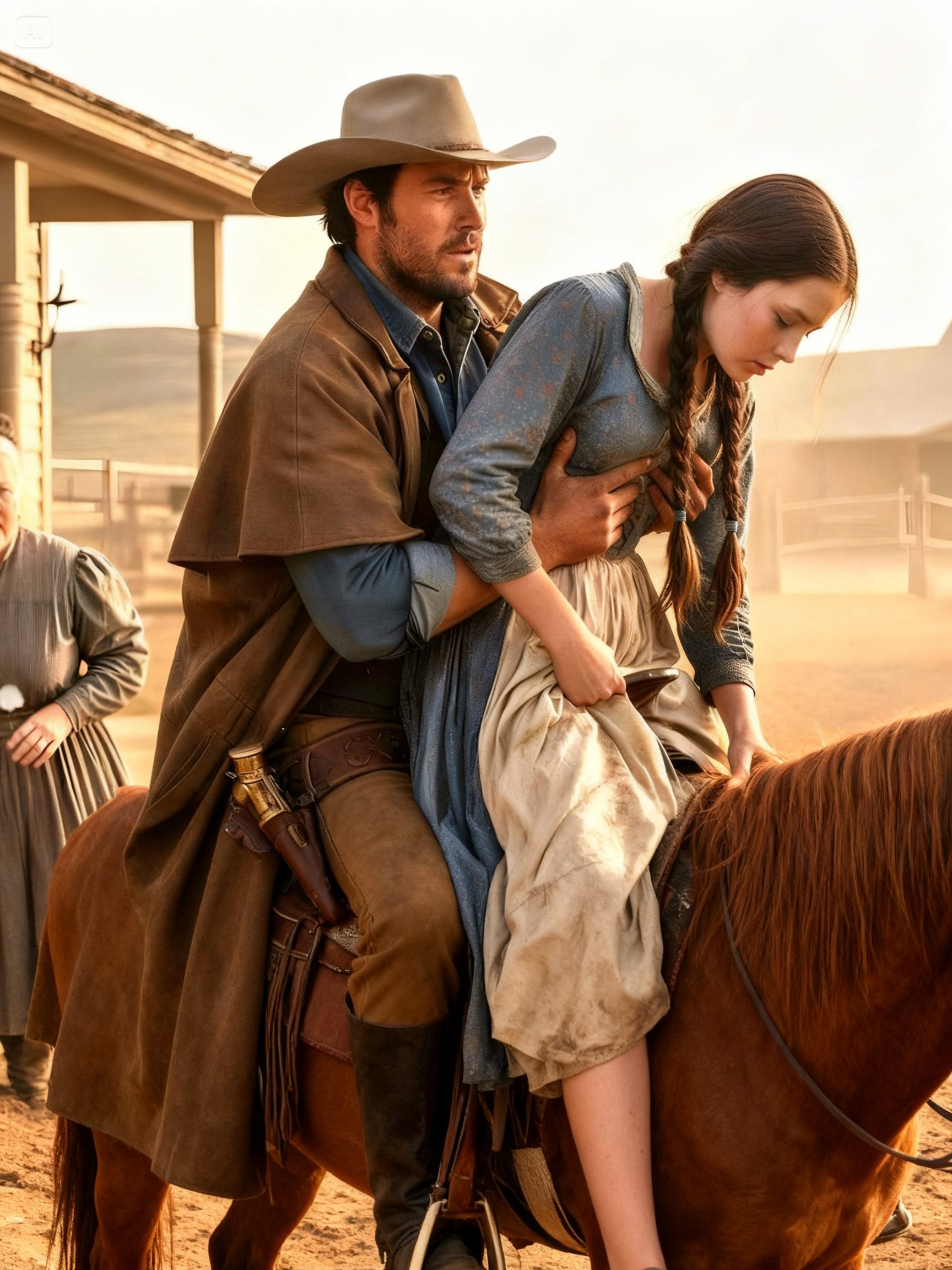 She Was Beaten And Left On The Side Of The Road, A Cowboy Found Her And Brought Her Home| Frontier