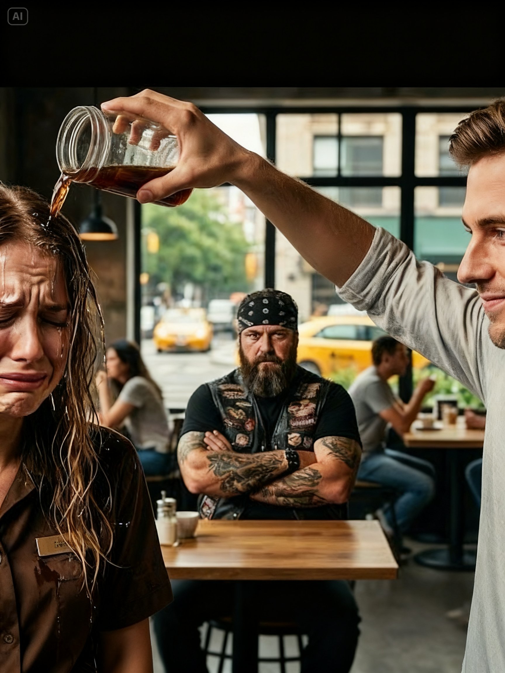 I THOUGHT EVERYONE WOULD WATCH ME SUFFER IN SILENCE – THEN ONE BIKER EXPOSED THE RICH BOY’S CRUELTY