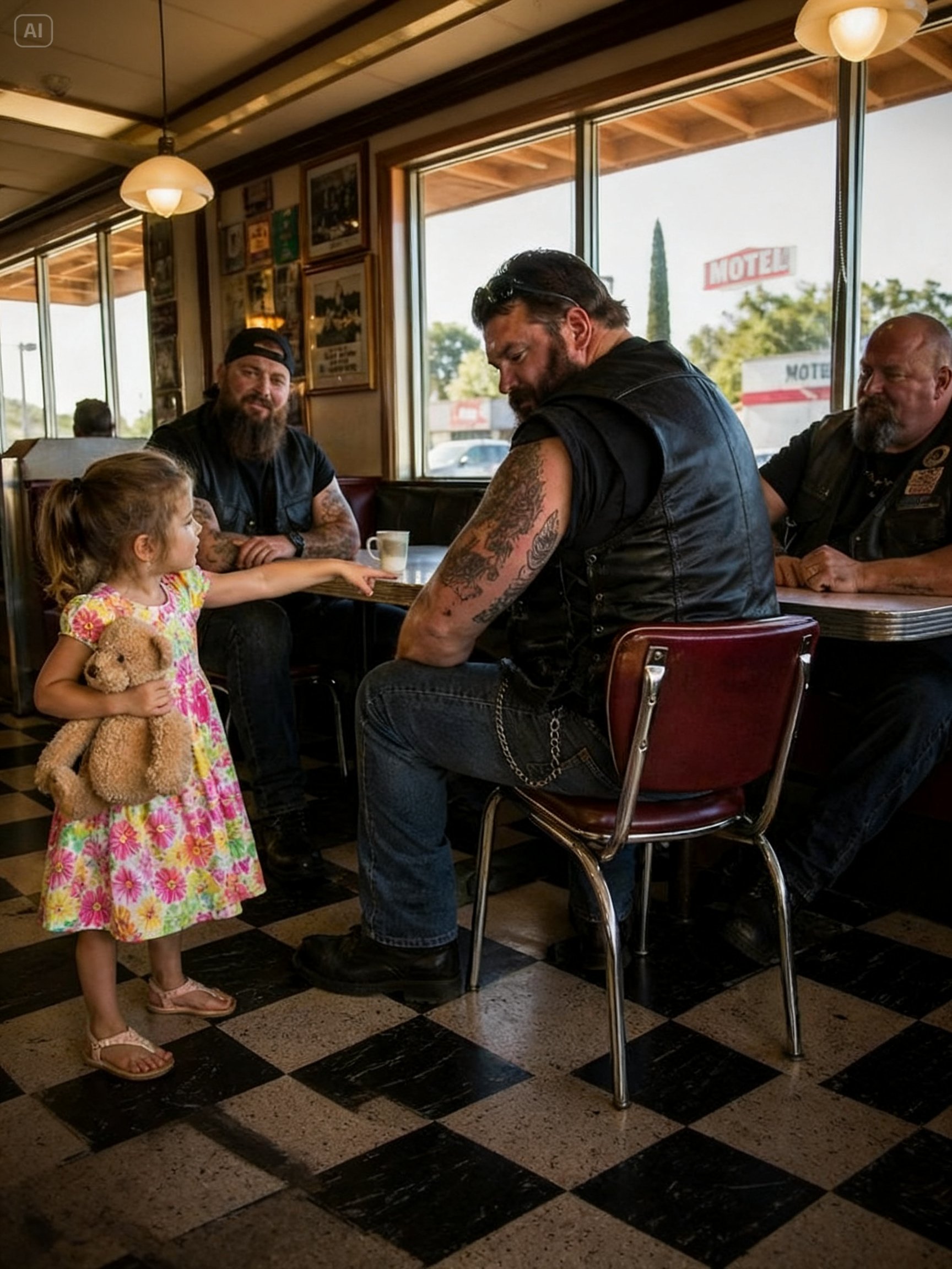 MY DAUGHTER WHISPERED ABOUT MY HIDDEN TATTOO – THEN 600 HELLS ANGELS FROZE WHEN THEY HEARD MY FATHER’S NAME