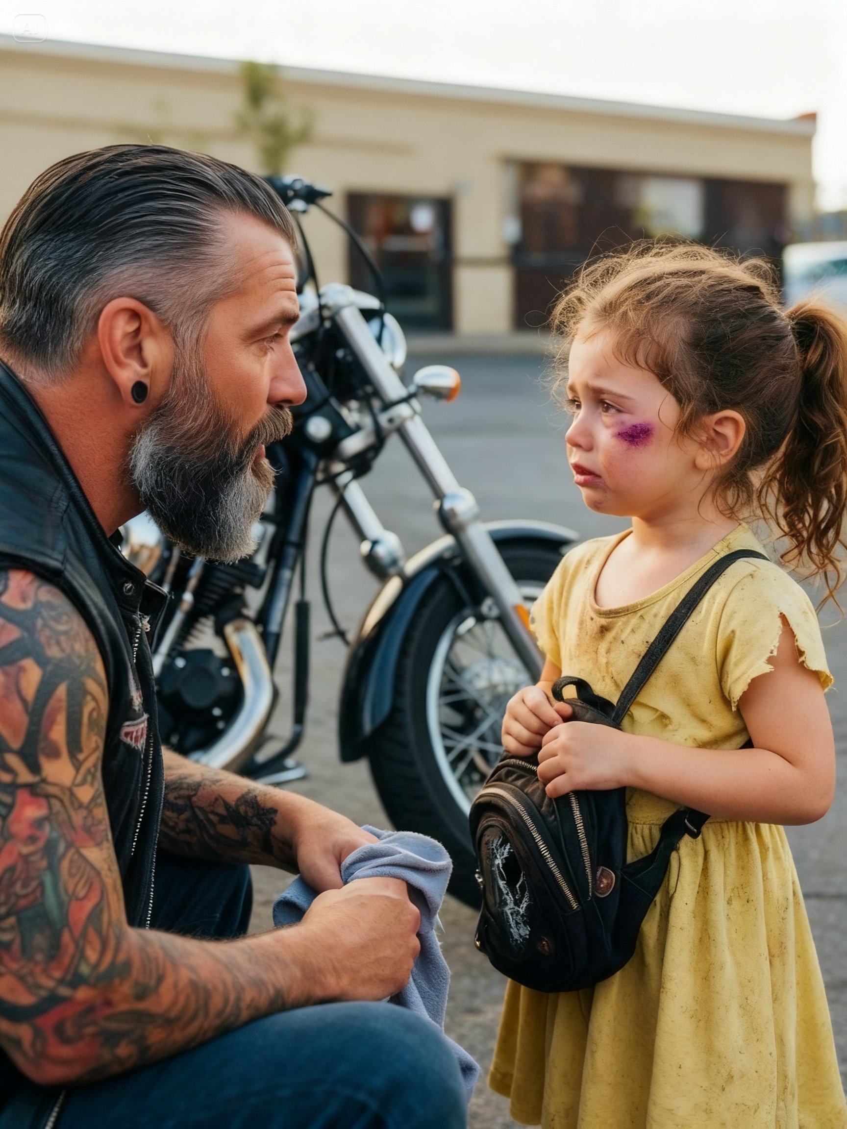 SHE ASKED A HELLS ANGELS LEGEND IF ANYONE WANTED A DAUGHTER – HIS ANSWER UNCOVERED THE FOSTER HOME’S DARKEST SECRET