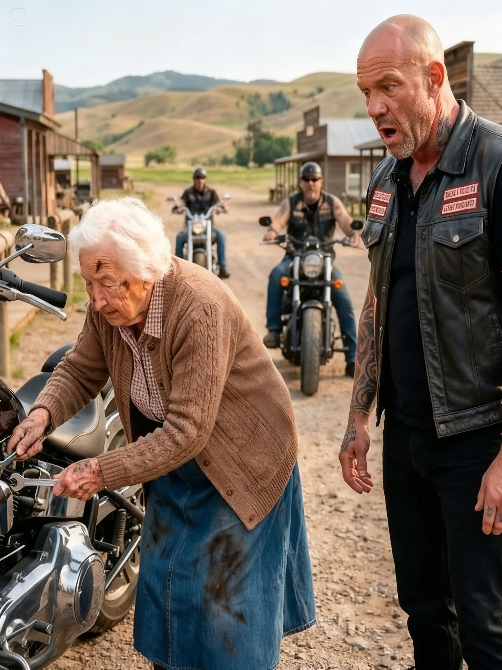 I REPAIRED THEIR BIKES FOR FREE – THE NEXT DAY 400 HELLS ANGELS CAME AFTER THE MAN WHO BURNED MY SHOP