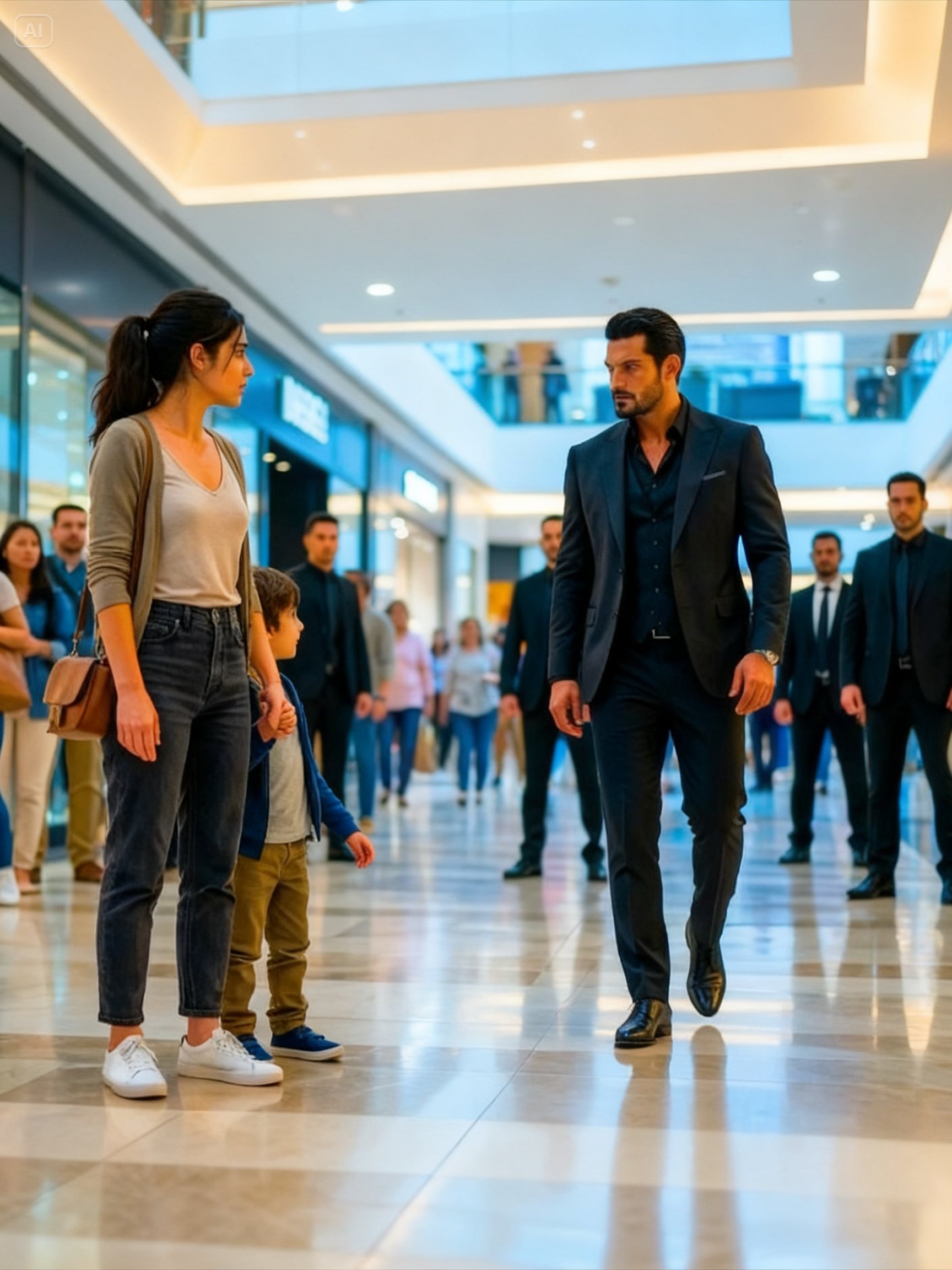 SHE THOUGHT HER SON REMEMBERED NOTHING – UNTIL HE POINTED AT THE MAFIA BOSS IN THE MALL
