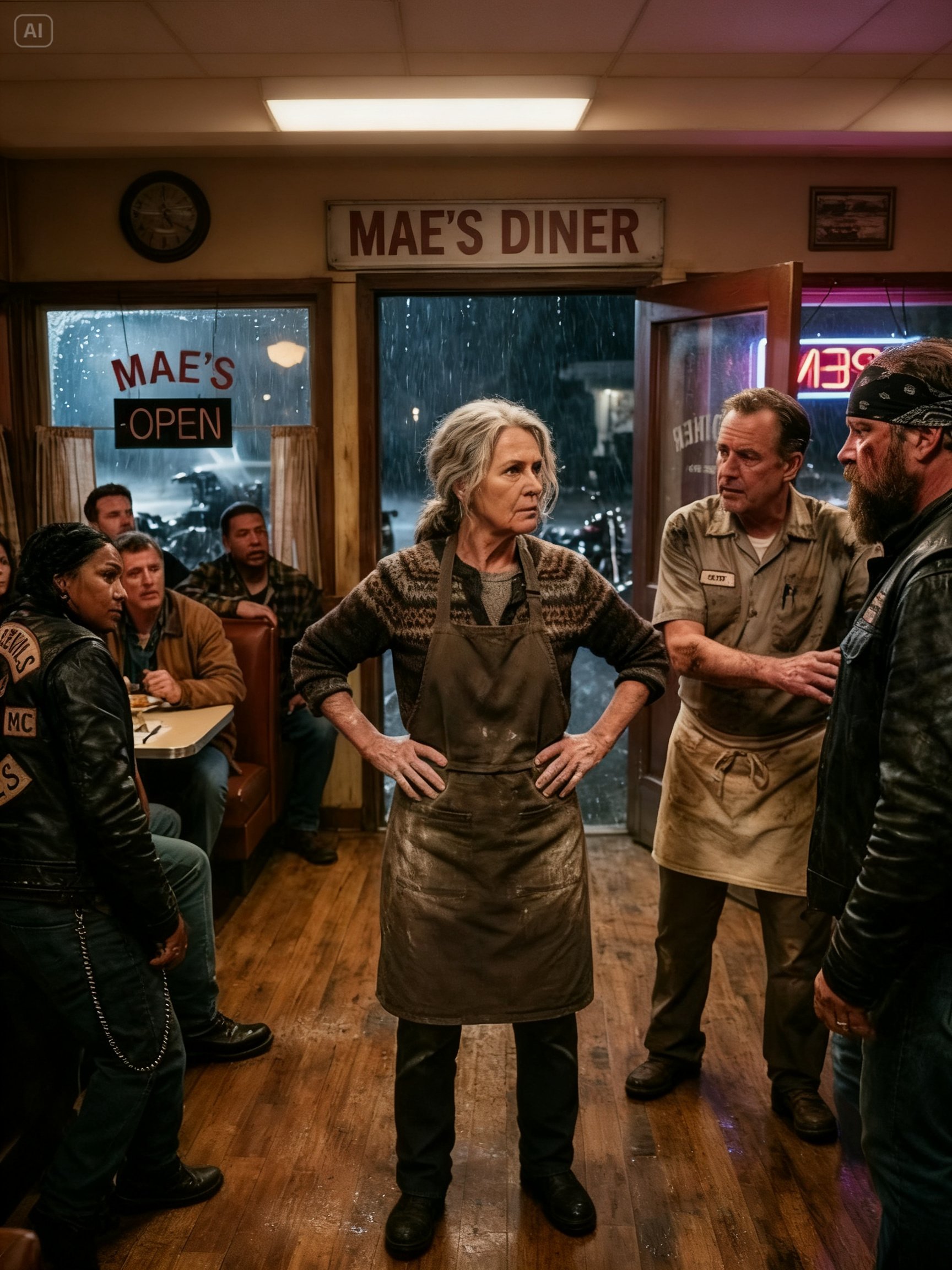 I FED 35 HELL’S ANGELS IN A STORM – BY SUNRISE, 400 BIKERS CAME BACK TO PROTECT ME