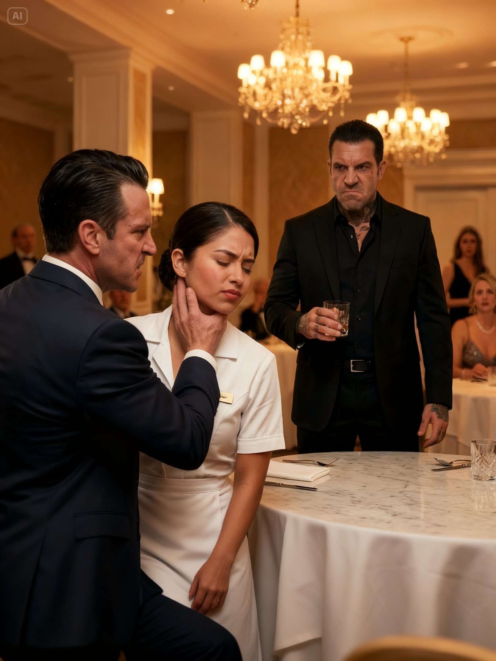 THE MANAGER SLAPPED HIS WAITRESS IN FRONT OF THE MAFIA BOSS – THEN HE LOST EVERYTHING