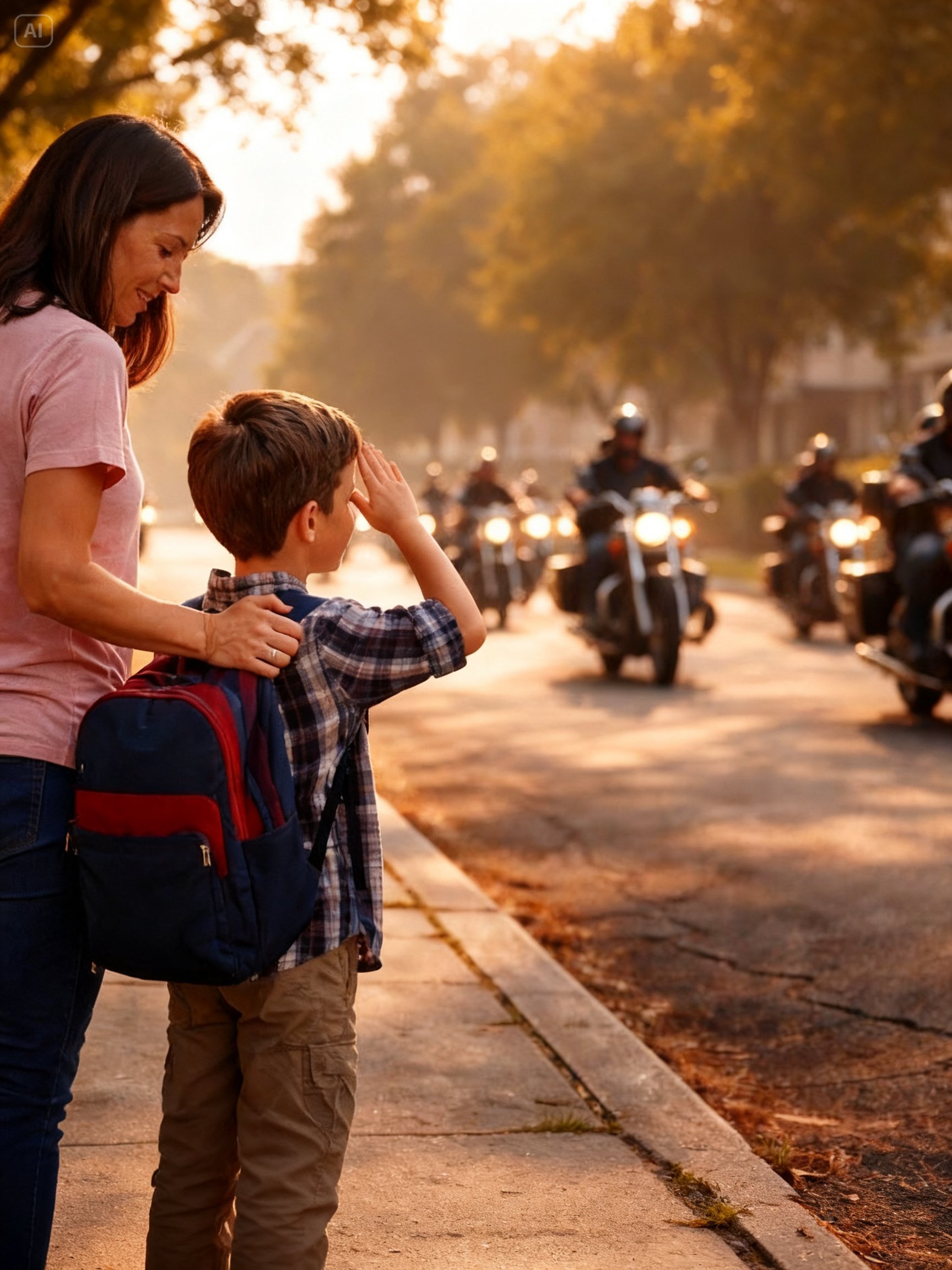 THE LITTLE BOY WHO SALUTED BIKERS EVERY DAY DISAPPEARED – WHAT THEY DID NEXT LEFT THE HOSPITAL IN TEARS