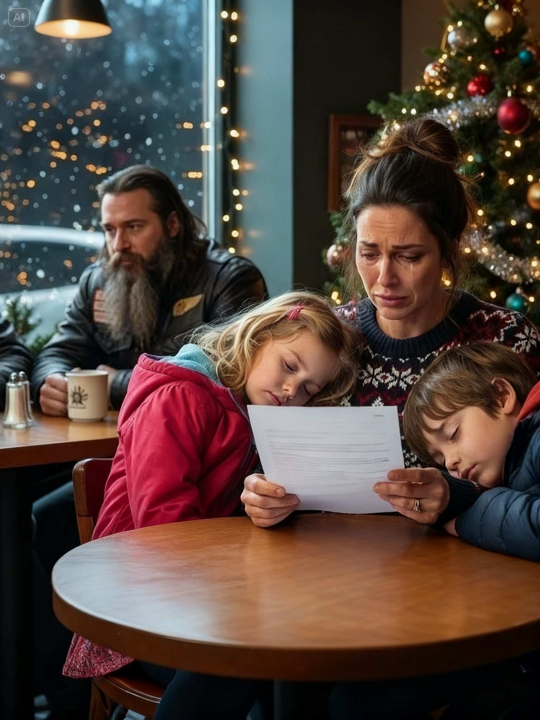 I HAD $17, TWO KIDS, AND NO CHRISTMAS – THEN THE HELLS ANGELS WALKED INTO MY NIGHTMARE