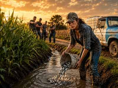 They Laughed When She Put Fish in 9 Ditches… Then Her Corn Turned Dark Green