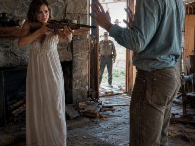 A Widowed Rancher Slept Beside a Rifle to Defend Her Broken Home—Then a Mountain Cowboy Offered Help That Could Cost Her the Land