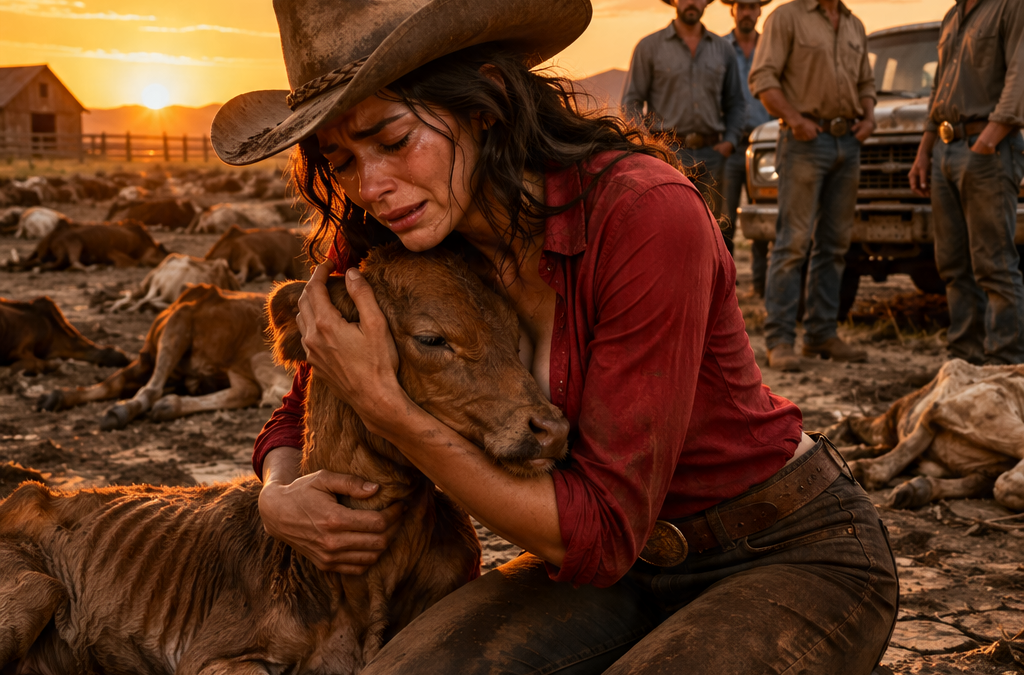 “NINETEEN HEAD OF DOG FOOD,” THE RANCHER SAID – FOUR YEARS LATER, HE STOOD AT HER GREEN FENCE AND ASKED FOR…