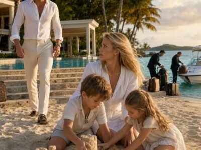 THE BILLIONAIRE WALKED AWAY FROM FATHERHOOD – UNTIL HE FOUND HIS EX-WIFE ON A PRIVATE BEACH WITH TWO CHILDREN AND A SECRET