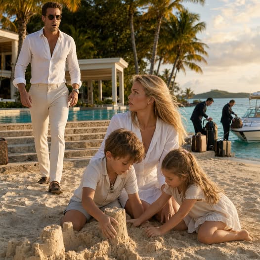 THE BILLIONAIRE WALKED AWAY FROM FATHERHOOD – UNTIL HE FOUND HIS EX-WIFE ON A PRIVATE BEACH WITH TWO CHILDREN AND A SECRET