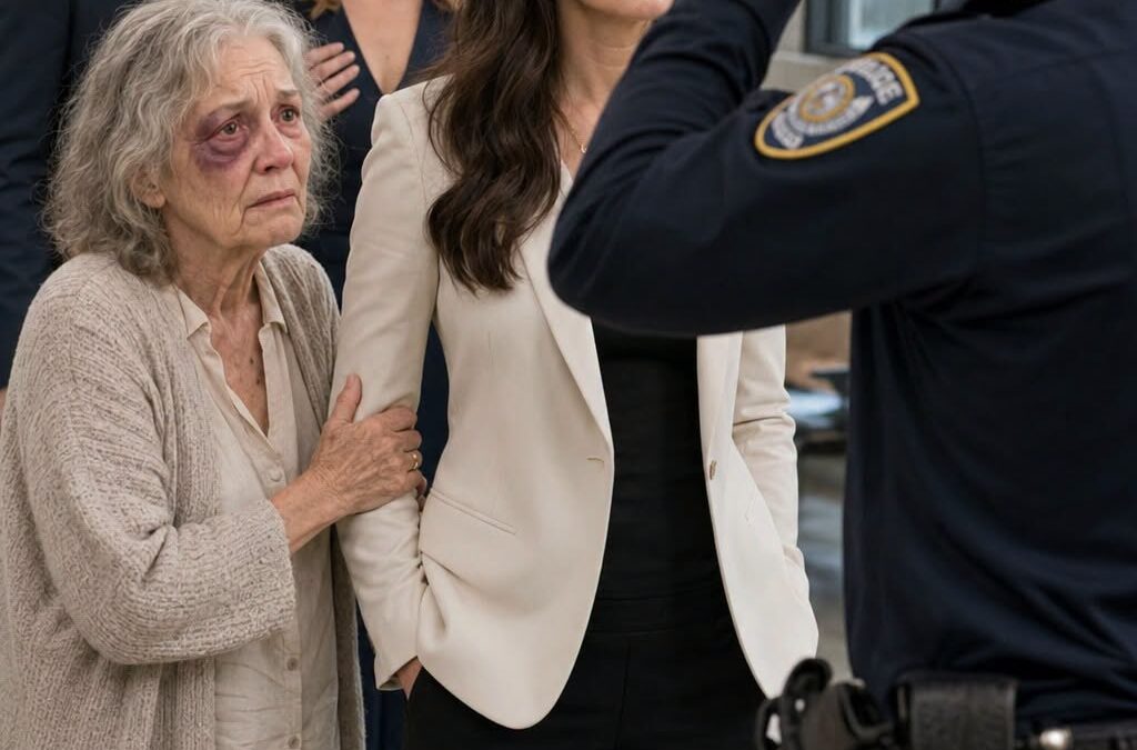 I WALKED INTO A POLICE STATION TO SAVE MY BLEEDING MOTHER – THEN THE CAPTAIN SAW MY FACE, LOST HIS COLOR, AND REALIZED HE HAD FRAMED THE WRONG WOMAN