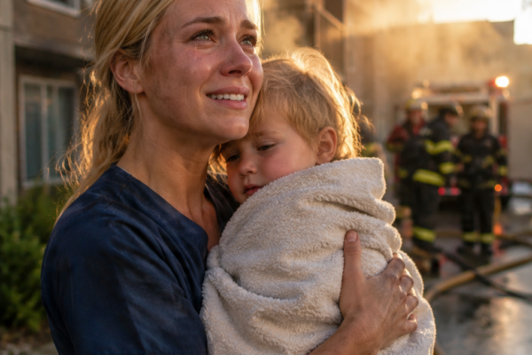 I CARRIED A STRANGER’S BABY OUT OF THE FIRE—THEN THE MAN IN THE BLACK SUV SENT A NOTE HE SHOULD NOT HAVE WRITTEN