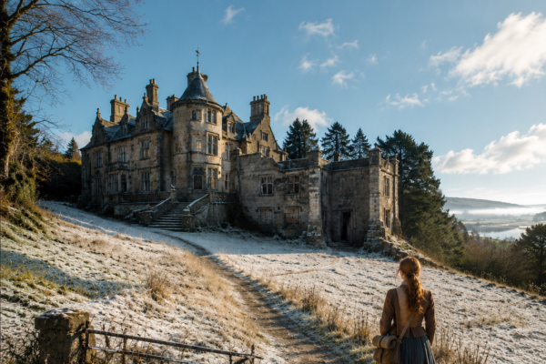 her guardian sent her to disappear inside a ruined mountain manor, but the sealed north wing held forty years of stolen truth