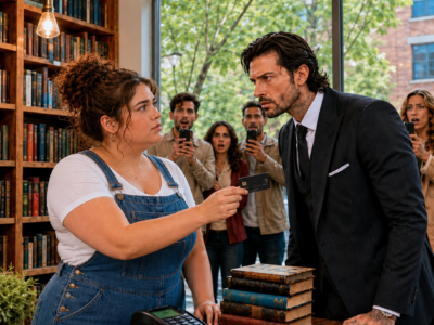 THE CURVY BOOKSTORE OWNER REJECTED THE MAFIA BOSS’S BLACK CARD—THEN HE CLAIMED HER BEFORE THE WHOLE CITY TO SAVE HER FROM THE MAN WHO BETRAYED HER