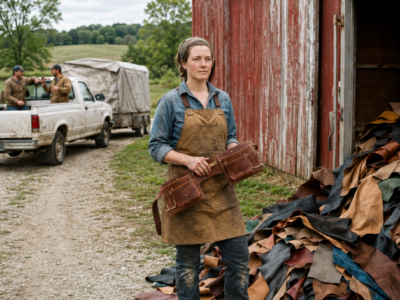 They Tried to Bury My Family Farm Under Scrap Leather—Then I Turned Their Garbages into a $500,000 Brand