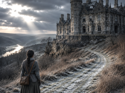 My In-Laws Left Me With Just $17 and Sent Me to Freeze in an Abandoned Manor After My Husband Died—Then I Opened the Library Wall and Found Their Hidden Fortune