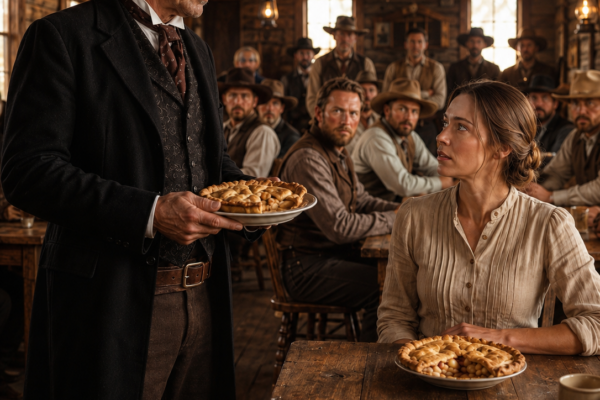 “Who Made This Apple Pie?” the Rich Rancher Asked — Then He Saw the Woman No One Thanked