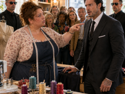 THE CURVY TAILOR KICKED THE MOST FEARED MAFIA BOSS OUT OF HER SHOP—THE NEXT MORNING HE TOOK A NUMBER, THEN CLAIMED HER BEFORE THE MEN WHO CAME TO DESTROY HER
