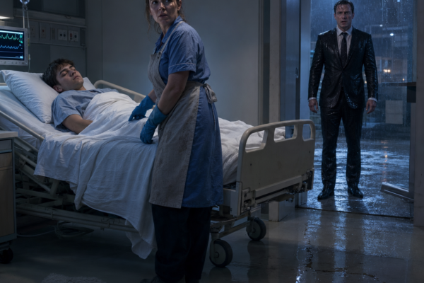 A NEW YORK CRIME BOSS STORMED THE ICU TO SAVE HIS POISONED SON—BUT THE BLOODIED CLEANING WOMAN GUARDING HIS BED KNEW THE ONE DETAIL THAT PROVED THE KILLER WAS ALREADY INSIDE HIS FAMILY