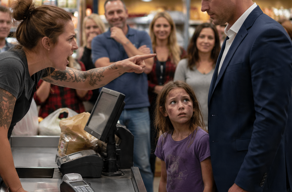 THEY SMIRKED WHEN A RICH STRANGER’S CARD WAS DECLINED – UNTIL A LITTLE GIRL REACHED INTO HER POCKET, AND NOBODY WAS READY FOR HIS REACTION