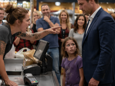 THEY SMIRKED WHEN A RICH STRANGER’S CARD WAS DECLINED – UNTIL A LITTLE GIRL REACHED INTO HER POCKET, AND NOBODY WAS READY FOR HIS REACTION
