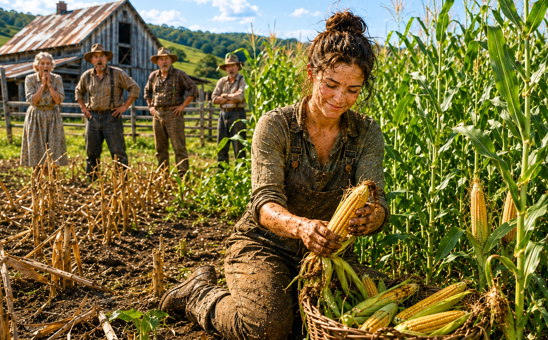 Pushed Off Her Land, She Took A Dead Cornfield No One Wanted — 9 Months Later It Came Back To Life