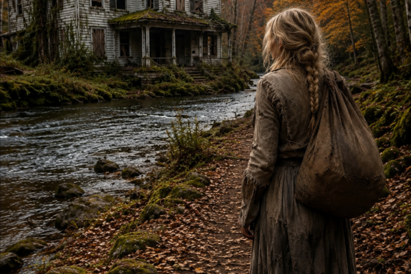 the homeless daughter found a hidden key in her father’s tackle box—what waited inside his abandoned forest house exposed the family that stole everything