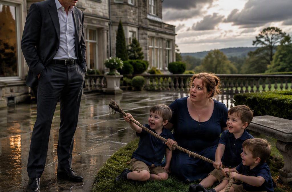 I CAME HOME EARLY TO CATCH MY NANNY BREAKING EVERY RULE WITH MY GRIEVING TRIPLETS—THEN MY DEAD WIFE’S HIDDEN NOTEBOOK REVEALED WHAT THAT OLD ROPE REALLY MEANT