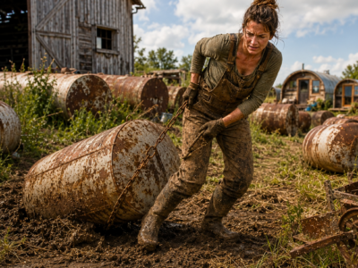She Dragged Home 14 Rusted Milk Tanks Everyone Called Scrap… They’re Now the Most Booked Farm Stay
