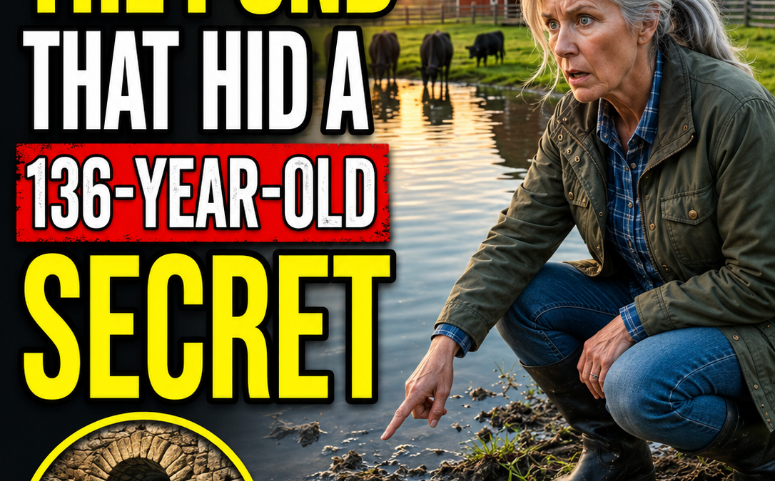 The Farmers Laughed When She Drained the Pond..Then a Hidden Fortune Emerged From the Mud.