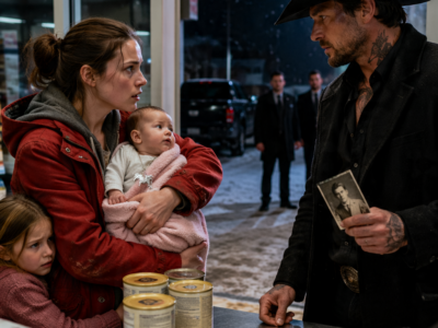 THE MAFIA BOSS PAID FOR HER BABY FORMULA IN SILENCE — THEN HE FOLLOWED HER HOME AND LEARNED WHY THE LITTLE GIRL SAID “AGAIN”