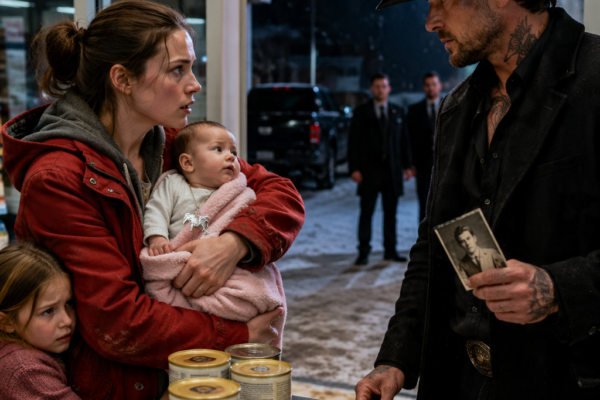 THE MAFIA BOSS PAID FOR HER BABY FORMULA IN SILENCE — THEN HE FOLLOWED HER HOME AND LEARNED WHY THE LITTLE GIRL SAID “AGAIN”