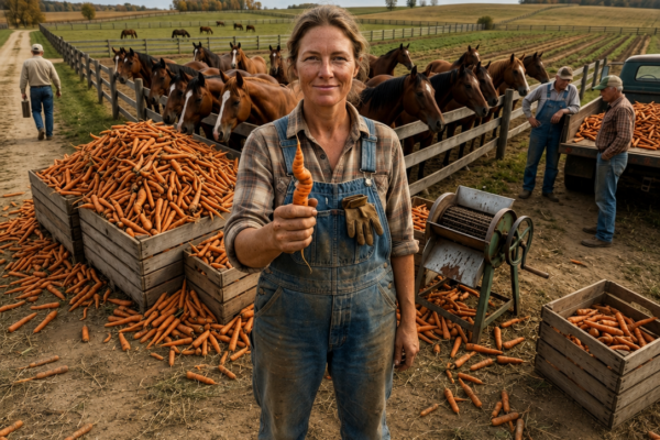 The Cannery Wrote Off 40 Tons of Crooked Carrots Every Fall — Her Horse Ranch Built a Waiting List