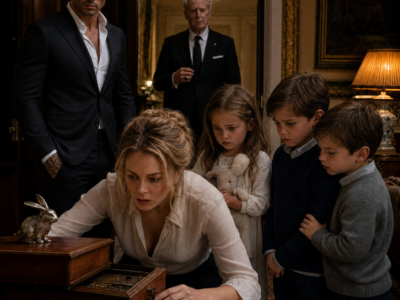 HER EX-HUSBAND LEFT HER WITH $31, SO SHE ENTERED BOSTON’S MOST FEARED MANSION FOR ONE NIGHT—BUT THE TRIPLETS’ BROKEN MUSIC BOX REVEALED THE NAME THEIR GUARDIAN HAD BURIED FOR THREE YEARS